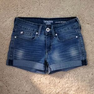 Denizen Low-rise Shortie shorts
